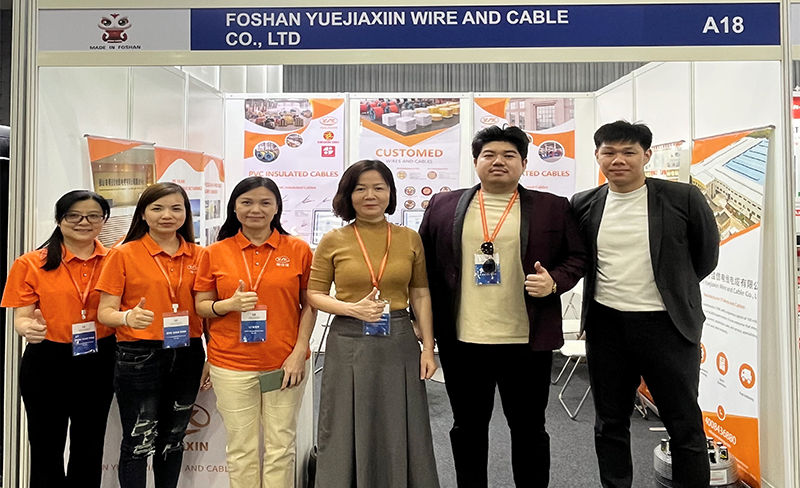 電力電纜知名廠家粵佳信公司精彩亮相2024中國機電產(chǎn)品（新加坡）品牌展覽會